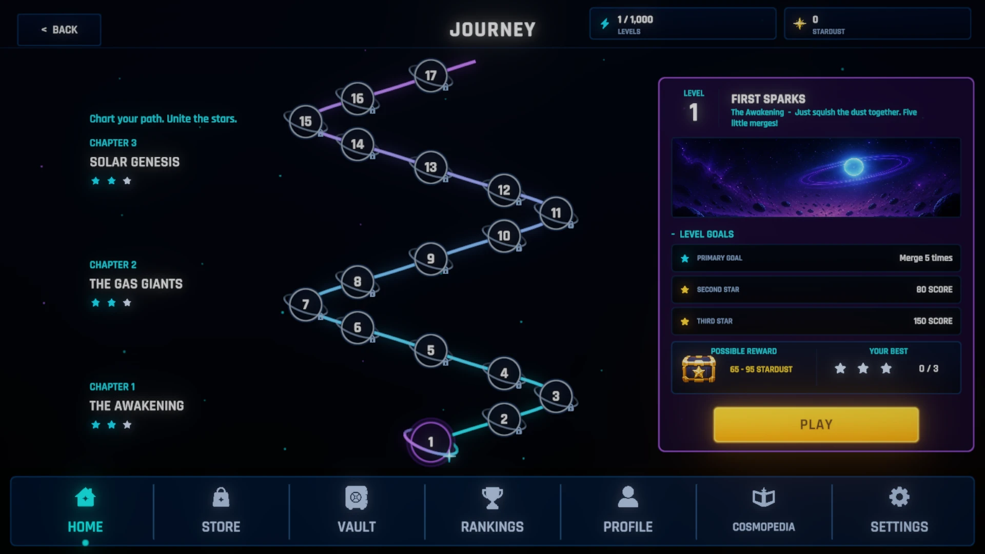 Quantum Merge Journey map