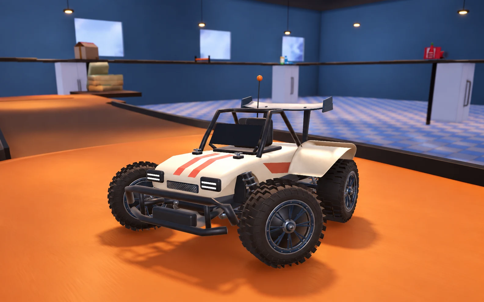Bandit promotional portrait in the workshop level