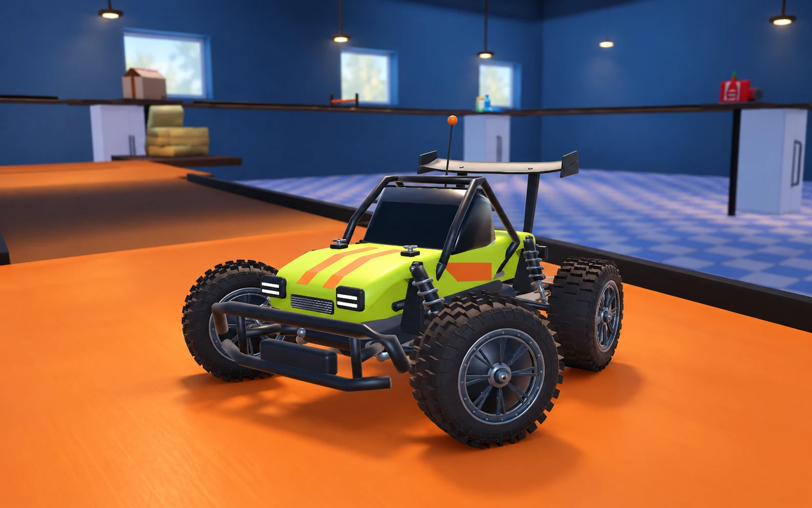 Sidewinder promotional portrait in the workshop level